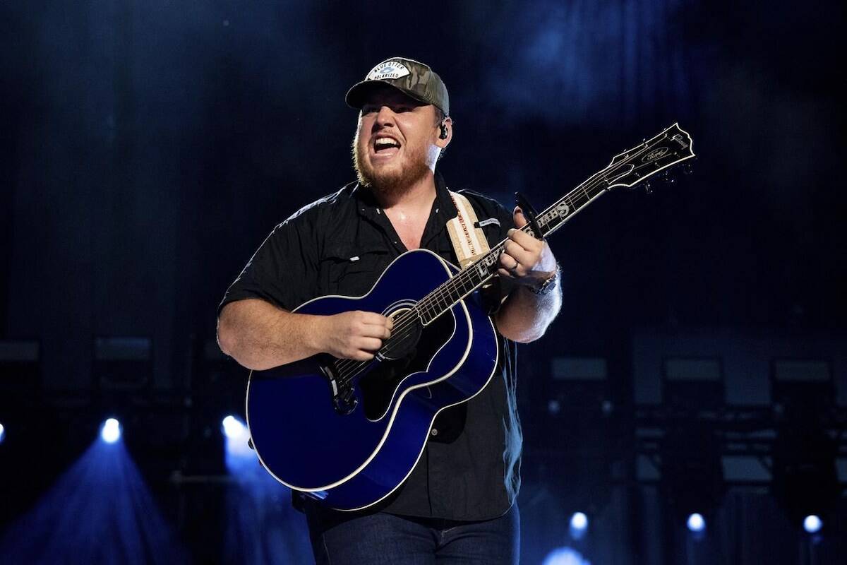 Luke Combs, seen here in Nashville last June, will tour to BC Place in Vancouver next May. (File photo: Amy Harris/Invision/AP)