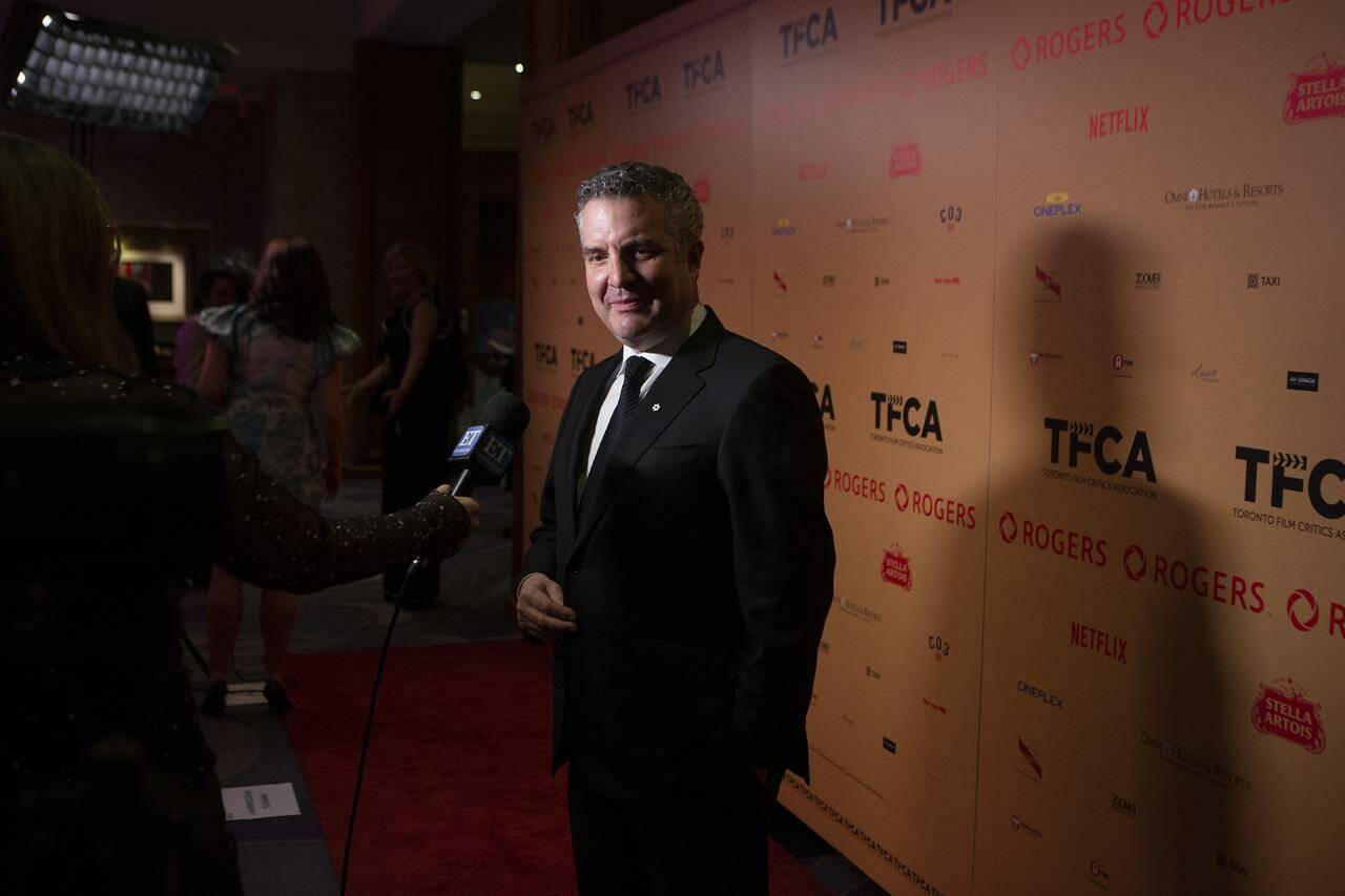 Rick Mercer arrives for the Toronto Film Critics’ Association Gala, in Toronto, Monday, March 7, 2022. THE CANADIAN PRESS/Chris Young