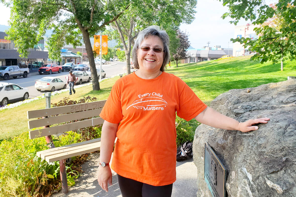 Orange Shirt Day founder Phyllis Webstad from the Stswecem’c Xgat’tem First Nation lives in Williams Lake, B.C. (Monica Lamb-Yorski photo - Williams Lake Tribune)