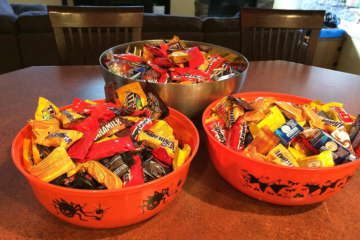 B.C. residents are expected to spend a total of $224 million on Halloween this year, with around a quarter of that going toward candy alone. (Black Press Media file photo)