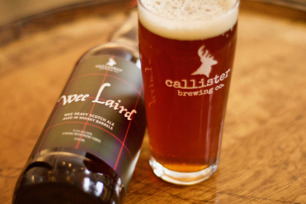 Vancouver’s Callister Brewing won Best in Show for Wee Laird Wee Heavy. (Courtesy of BC Breweries)