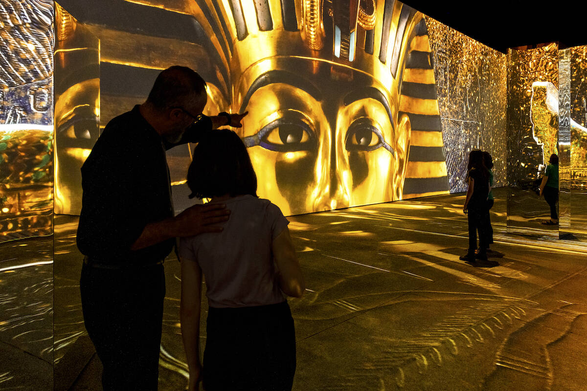 A view of the “Beyond King Tut: The Immersive Expericne” exhibit, which opens Friday (Nov. 4) at Vancouver Convention Centre East. (Submitted photo)