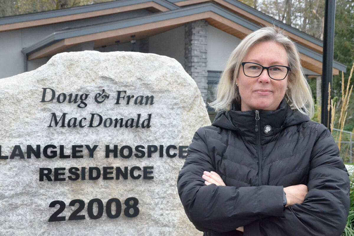 A fake piano donation almost scammed the Langley Hospice Society, said executive director Shannon Todd Booth. (Matthew Claxton/Langley Advance Times)
