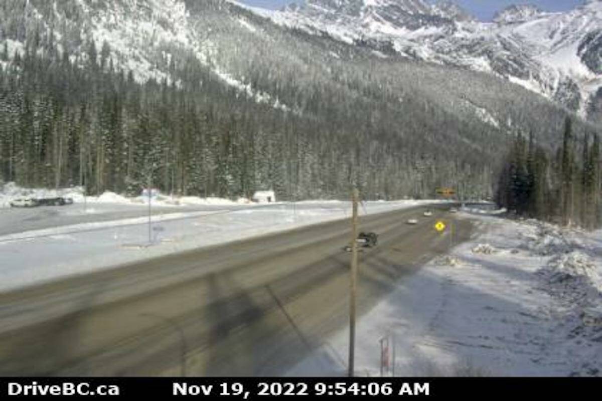Closures of up to 1.5 hours on Highway 1 in Rogers Pass. (DriveBC)