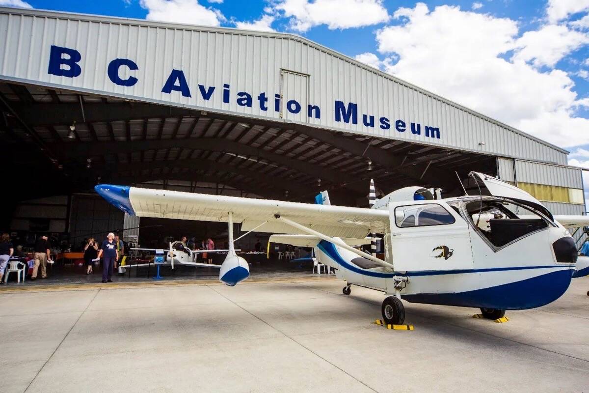 A plane parked at the BC Aviation Museum. (Courtesy BC Aviation Museum)
