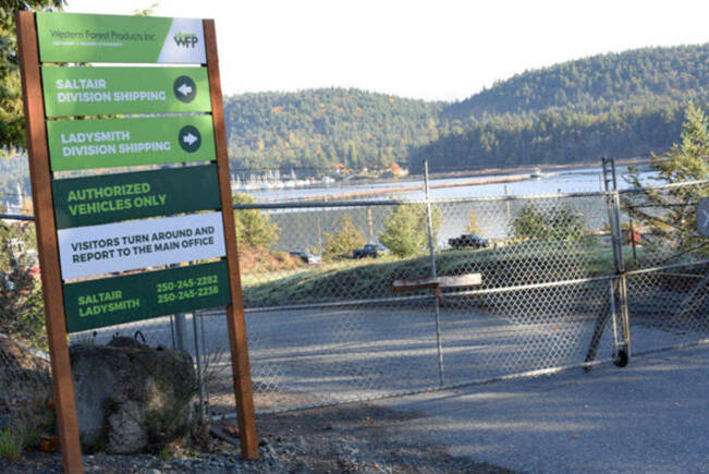Western Forest Products announced capital investments totalling $29 million at operations in Saltair, Nanaimo and Chemainus. (Black Press Media file photo)