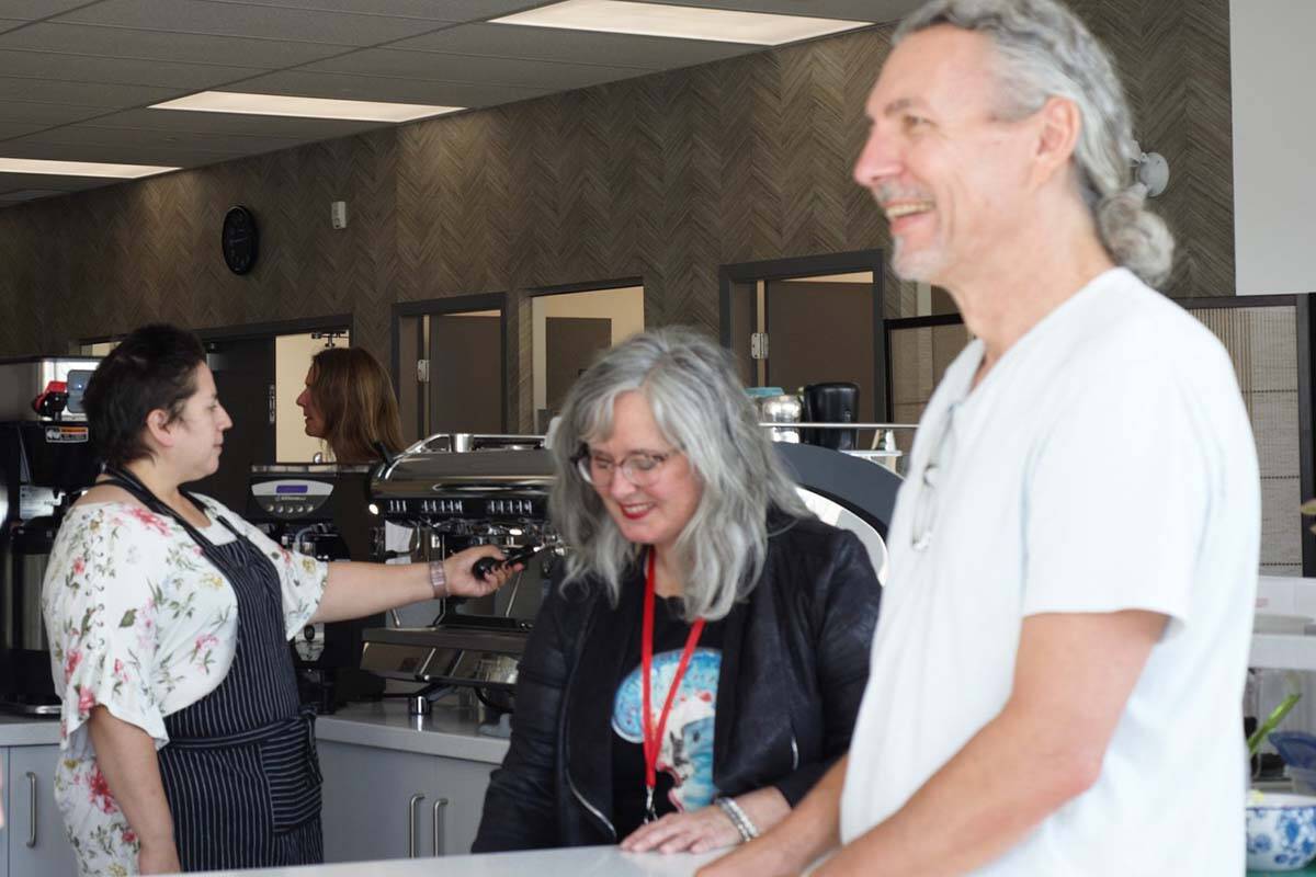 The Recovery Cafe in East Vancouver is the first of its kind in Canada. It offers a supportive space for people recovering from substance use, mental health challenges and homelessness. (Credit: Sean McGuire)