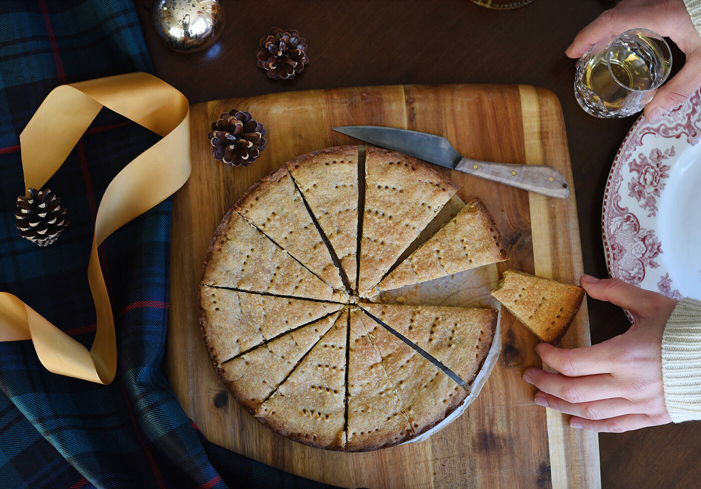 November 9, 2022 - Shortbread for seasonal cookie feature with Ellie Shortt. Don Denton photo