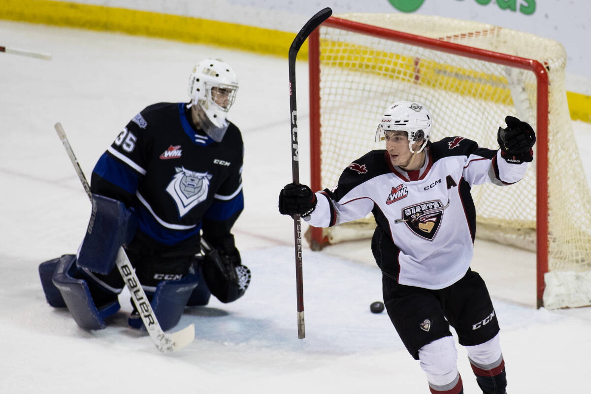 The Giants brought home a win when they played in Victoria. (Jay Wallace/Special to Black Press Media)