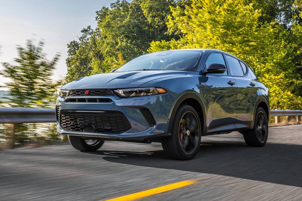 The base Hornet GT, which has a base price of $40,200 including destination charges, comes with a turbocharged 2.0-litre four-cylinder that produces 268 horsepower and 295 pound-feet of torque. All-wheel-drive is standard. PHOTO: STELLANTIS