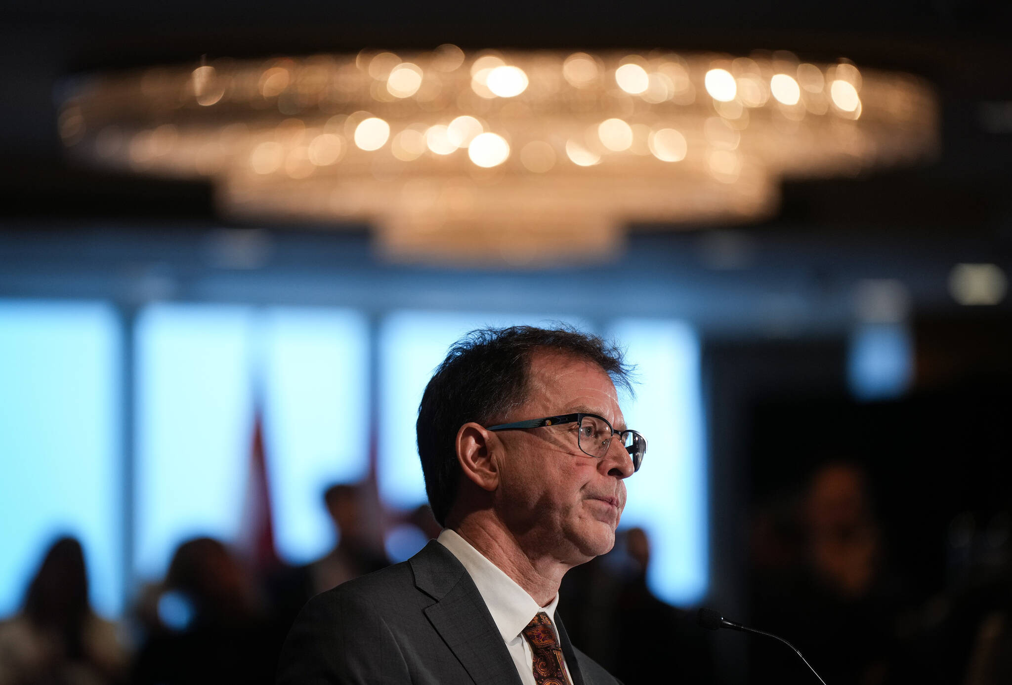 B.C. Health Minister Adrian Dix pauses during a news conference with his provincial counterparts after the second of two days of meetings, in Vancouver, on Tuesday, November 8, 2022. THE CANADIAN PRESS/Darryl Dyck