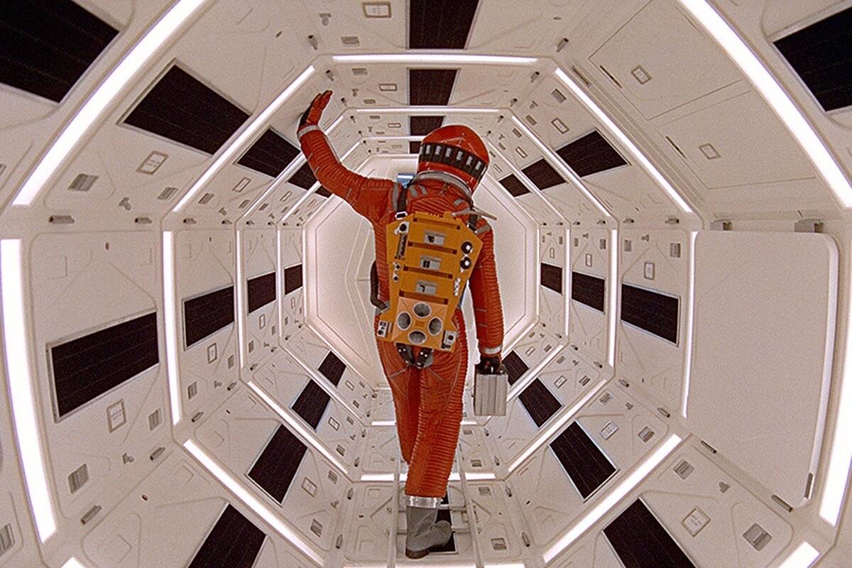 A scene from Stanley Kubrick’s 2001: A Space Odyssey. Which renowned science fiction author wrote the novel and the screenplay? (Photo contributed)