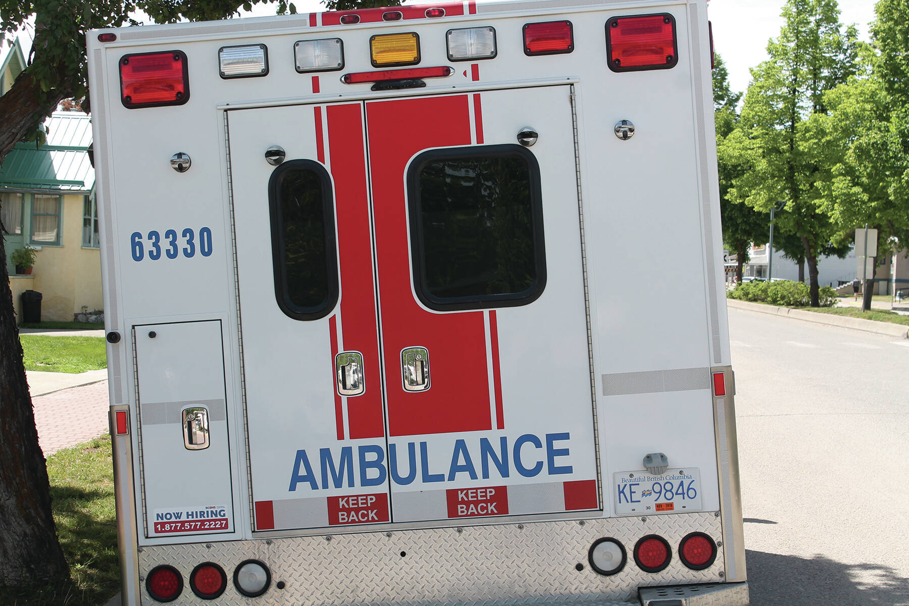 An ambulance was stolen from Penticton hospital and a man later arrested on Jan. 17. (File photo)