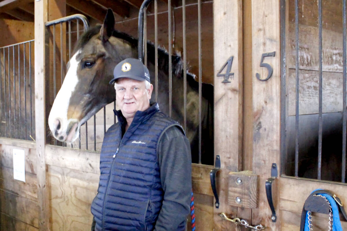 Mike Crouse, co-owner of Maple Meadows Equestrian Centre, said that they had already done a lot of work to prepare the 11,000-square-foot building to be used as the new feed supply store before the ALC rejected their application. (Brandon Tucker/The News)