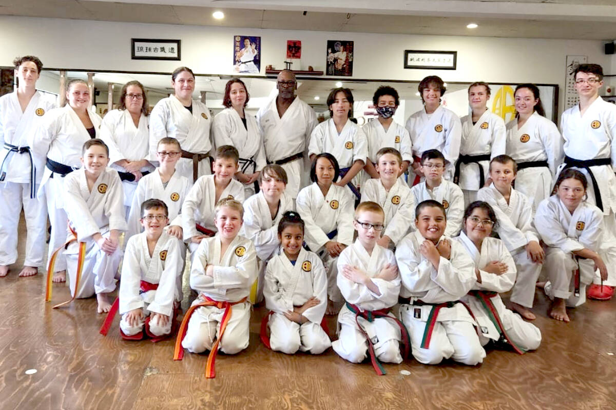 Four black belt students from the Maple Ridge Karate Center will be heading to Okisawa, Japan in order to visit the birthplace of karate. (Maple Ridge Karate Center/Special to The News)