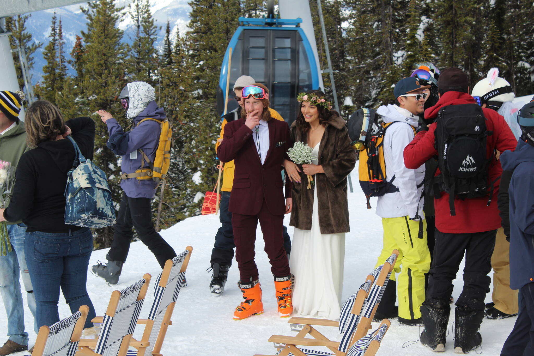 Bring your suit, your tie, and your goggles when getting married on a ski resort. (Zachary Delaney/Revelstoke Review)