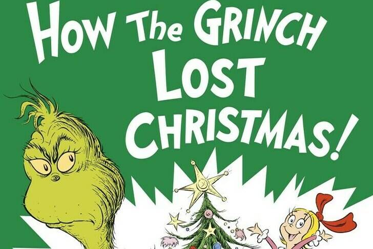 A recent undated image provided by Dr. Seuss Enterprises shows the cover of the new book “How the Grinch Lost Christmas!” Seuss Enterprises, the company that owns the Dr. Seuss intellectual property, is releasing the sequel to the iconic children’s book “How the Grinch Stole Christmas!” (Photo/TM & © 2023 Dr. Seuss Enterprises, L.P., All Rights Reserved, via AP)