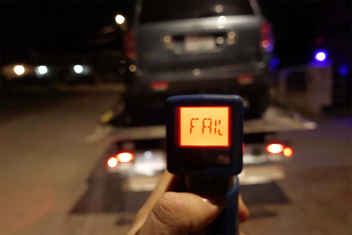 The Abbotsford Police Department removed eight impaired drivers from the roads in a four-hour period on Wednesday night (Feb. 22). (Photo by APD)