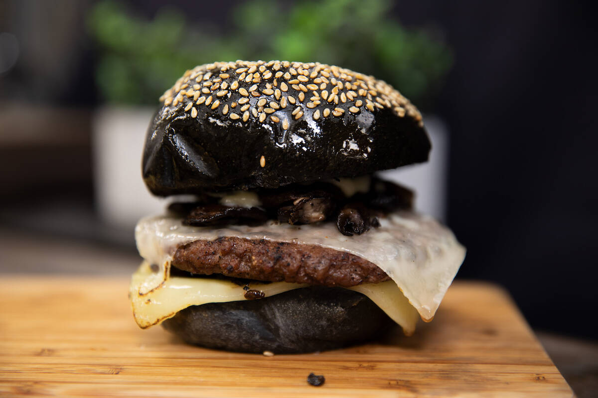 Beast Unleashed’s Tuxedo Wild Mushroom Truffle Burger is now served at BC Place Stadium. (Submitted photo)