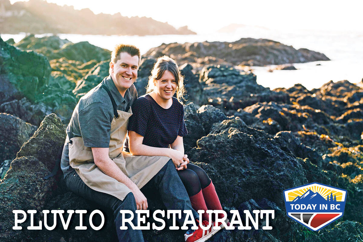 Chef Warren Barr and Lily Verney-Downey of Pluvio Restaurant in Ucluelet. (Chelsea Gray photo)