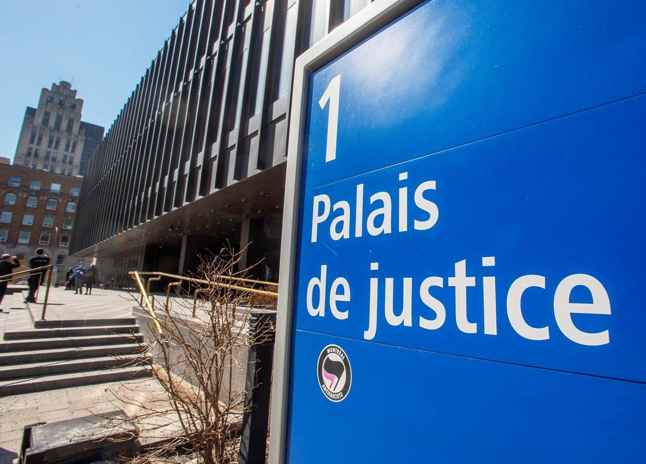 The Quebec Superior Court is seen in Montreal, Wednesday, March 27, 2019. A Quebec court judge has found that Canadians have a “God-given,” constitutionally protected right to flip off obnoxious neighbours. THE CANADIAN PRESS/Ryan Remiorz