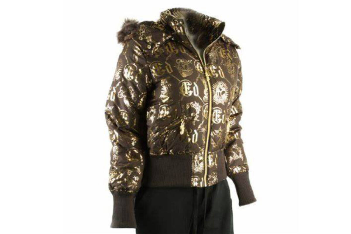 The person of interest in Kellen McElwee’s disappearance was wearing a distinctive jacket like this one. (IHIT)