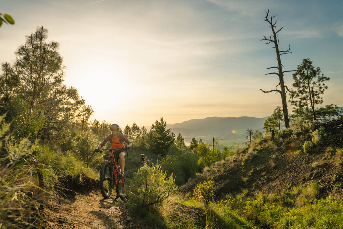 Ideal for two-wheel touring, Kamloops offers a variety of established biking trails for a low-impact way to explore the unique countryside. Photo courtesy Tourism Kamloops