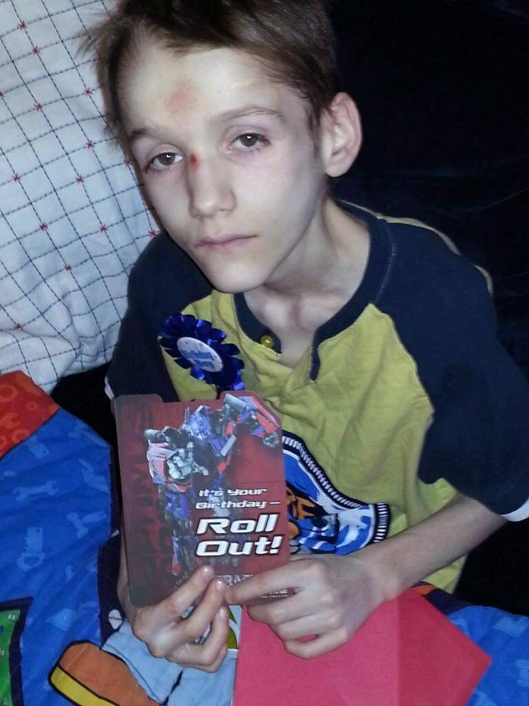 Alexandru Radita is shown in a handout photo from his 15th birthday party, three months before his death. A child welfare official from British Columbia testified Tuesday in an inquiry into the Calgary teen’s death. THE CANADIAN PRESS/HO-Government of Alberta *MANDATORY CREDIT*