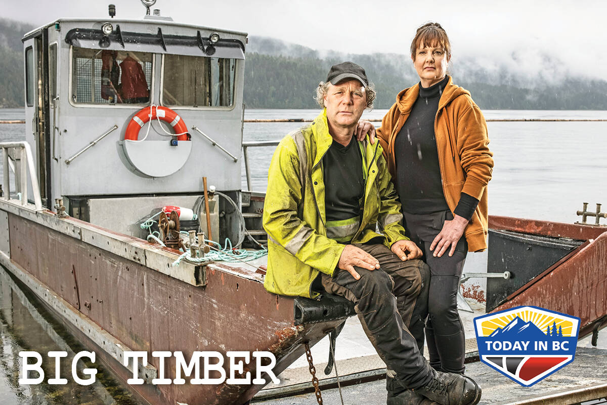 Kevin Wenstob and Sarah Flemming of 'Big Timber'. (History Channel photo)