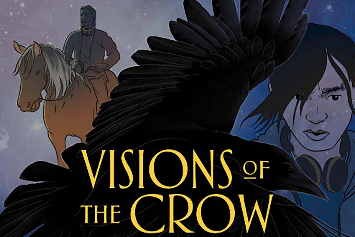 The cover art for Wanda John-Kehewin’s new graphic novel<em> Dreams: Visions of the Crow</em>. (<em>Dreams: Visions of the Crow</em> cover art)