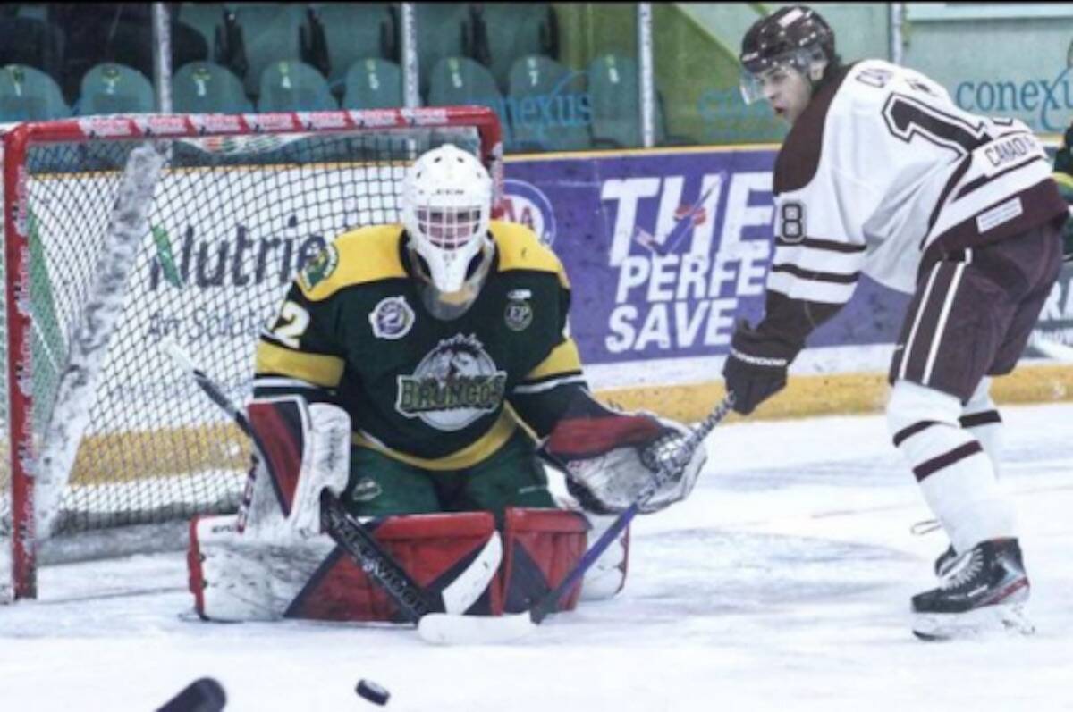 Kelowna native and Humboldt Broncos goaltender Jared Picklyk has been suspended for the rest of the SJHL season. (@hockeyaddicts/Twitter)