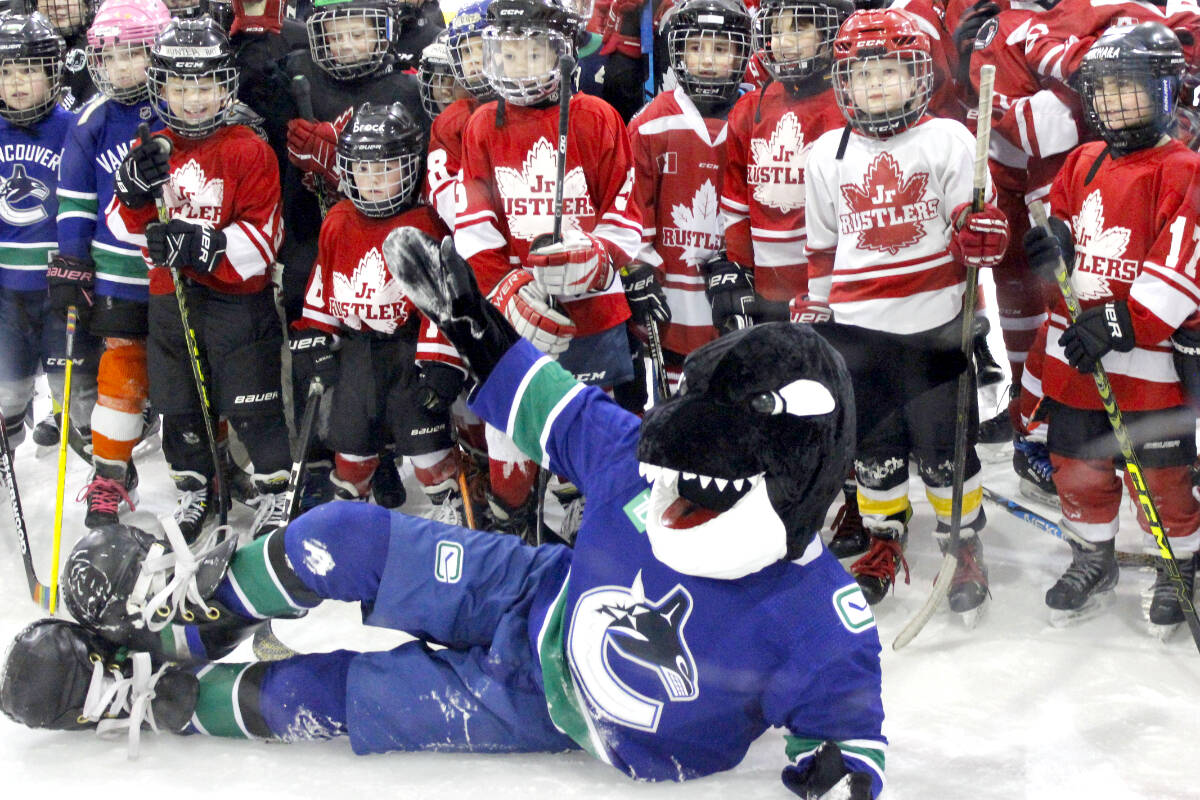 Two players from the Ridge Meadows Minor Hockey Association will be joining the Vancouver Canucks for the national anthem during the March 31 game at Rogers Arena. (Brandon Tucker/The News)