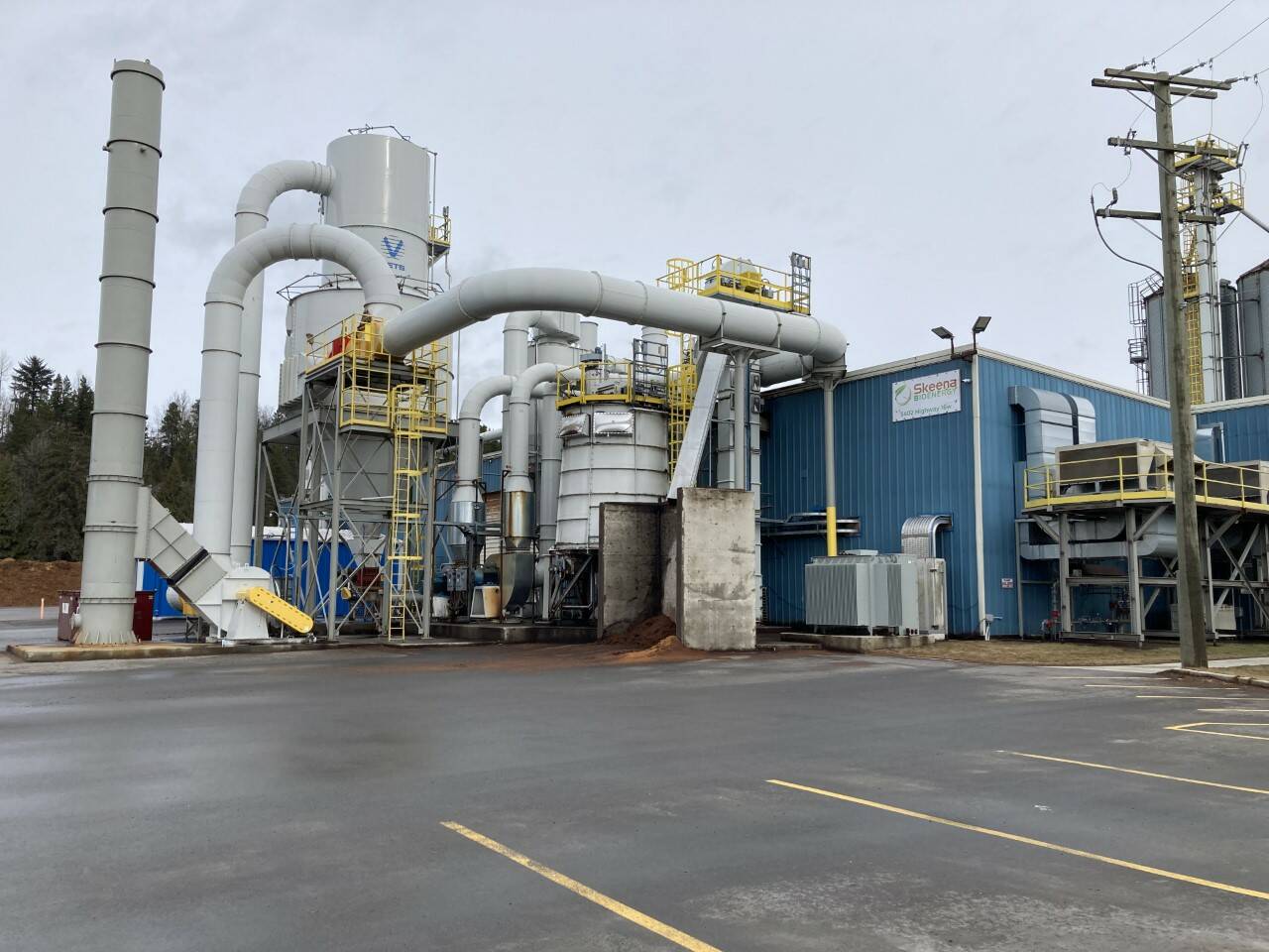 Improvements to the Skeena Bioenergy pellet plant are part of a three-year plan to return it and next-door Skeena Sawmills sawmill back to profitability. (Staff photo)