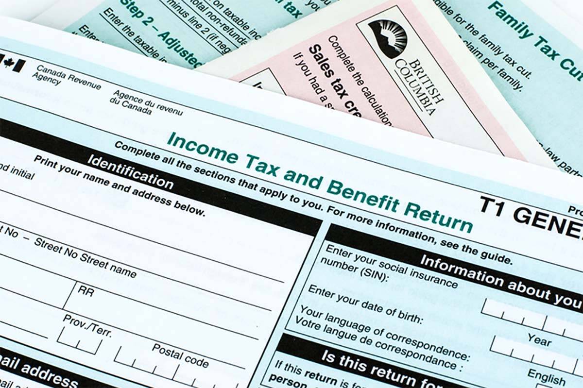The income tax filing deadline is approaching. Income tax is one of several taxes paid by Canadians. (Black Press file photo)