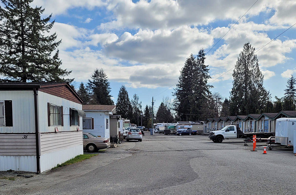 The trailer park and motels would be replaced by two apartment highrises and 990 units. (Neil Corbett/The News)