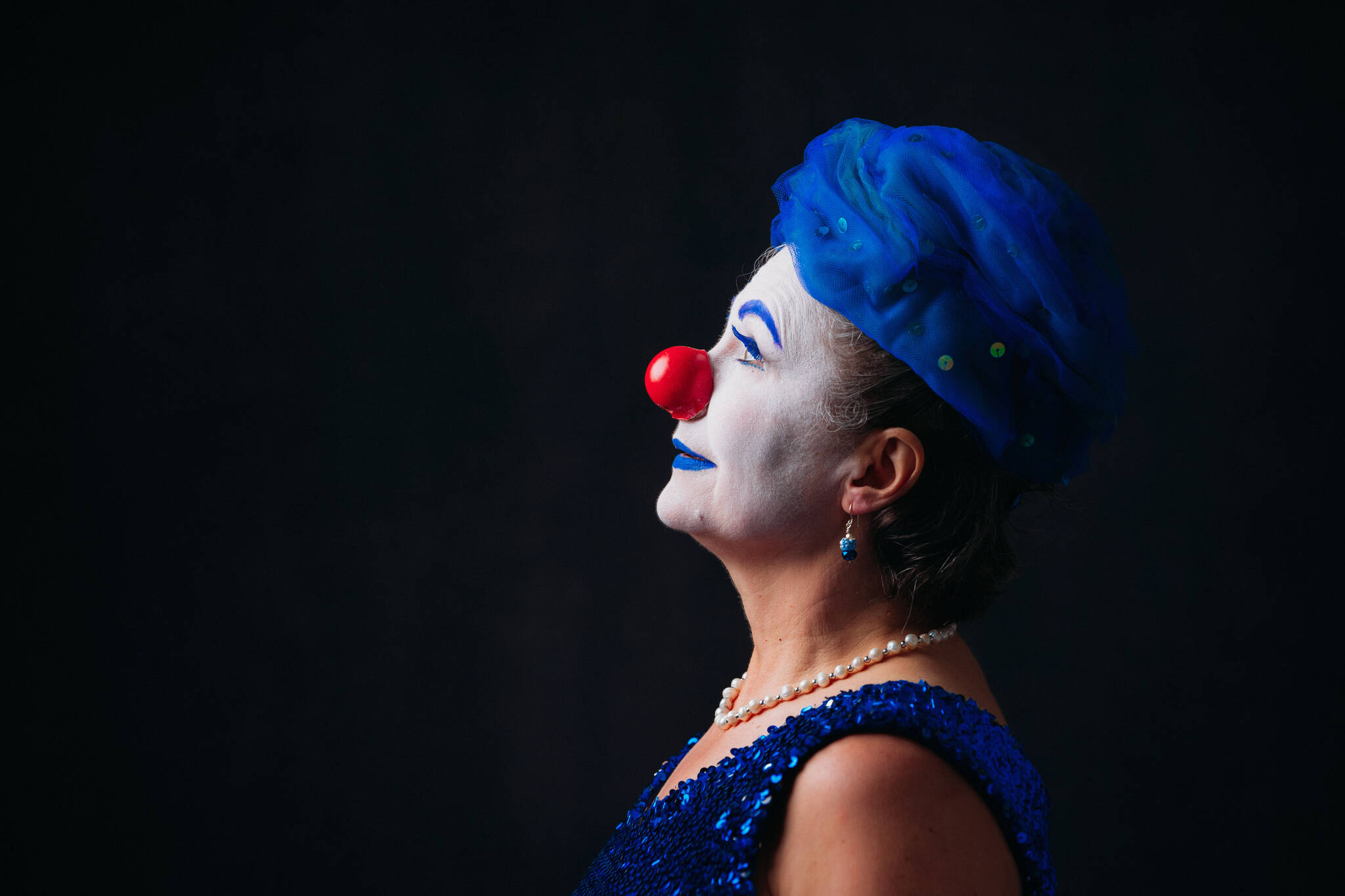 Diana Kolpak feels that clowns are a “powerful archetype in our psyches.” Photo by Ali Roddam