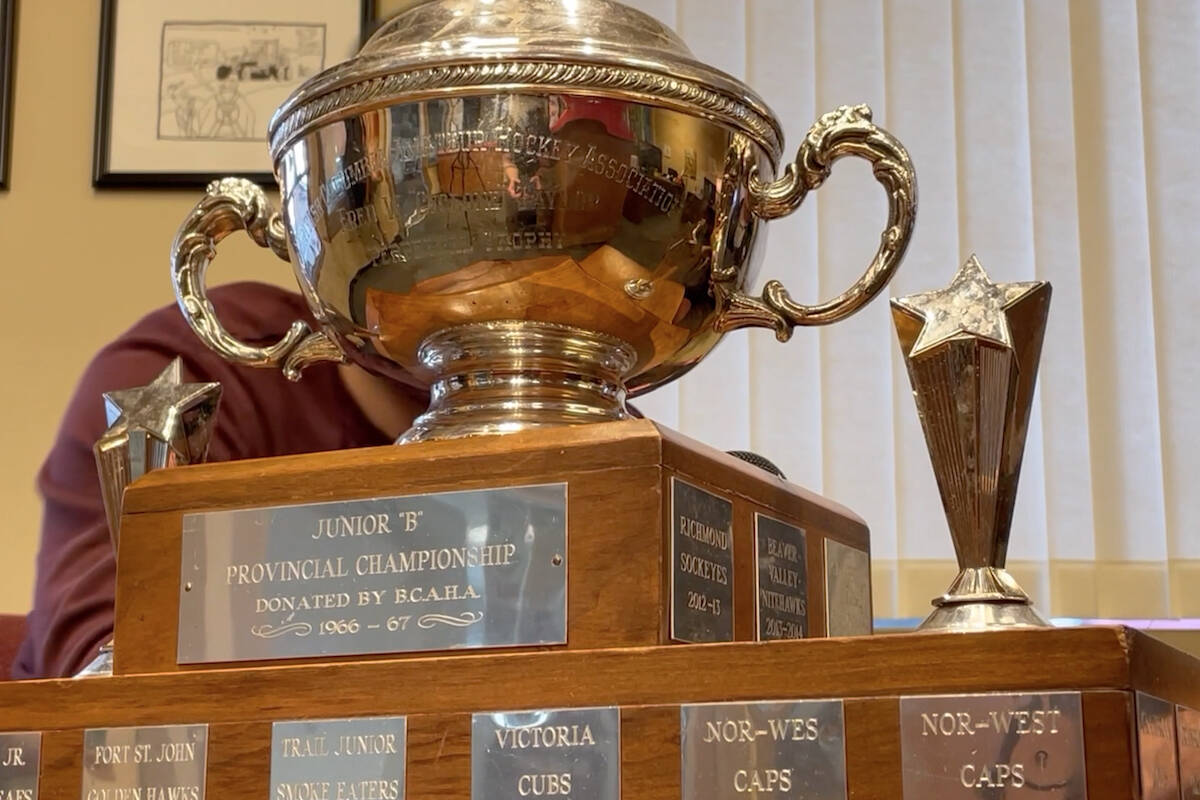 The Cyclone Taylor Cup. (Josh Piercey/Revelstoke Review)