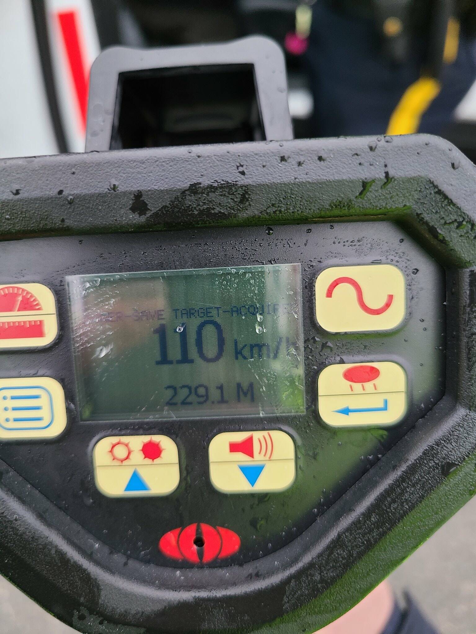 Burnaby RCMP say two drivers were going more than double the legal speed limit April 9, 2023. (Photo: Burnaby RCMP/Twitter)