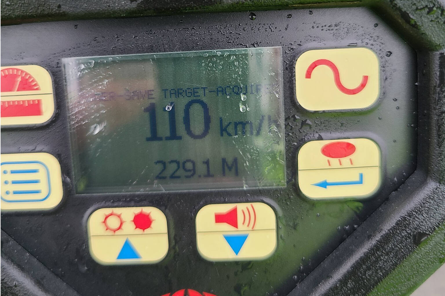 Burnaby RCMP say two drivers were going more than double the legal speed limit April 9, 2023. (Photo: Burnaby RCMP/Twitter)