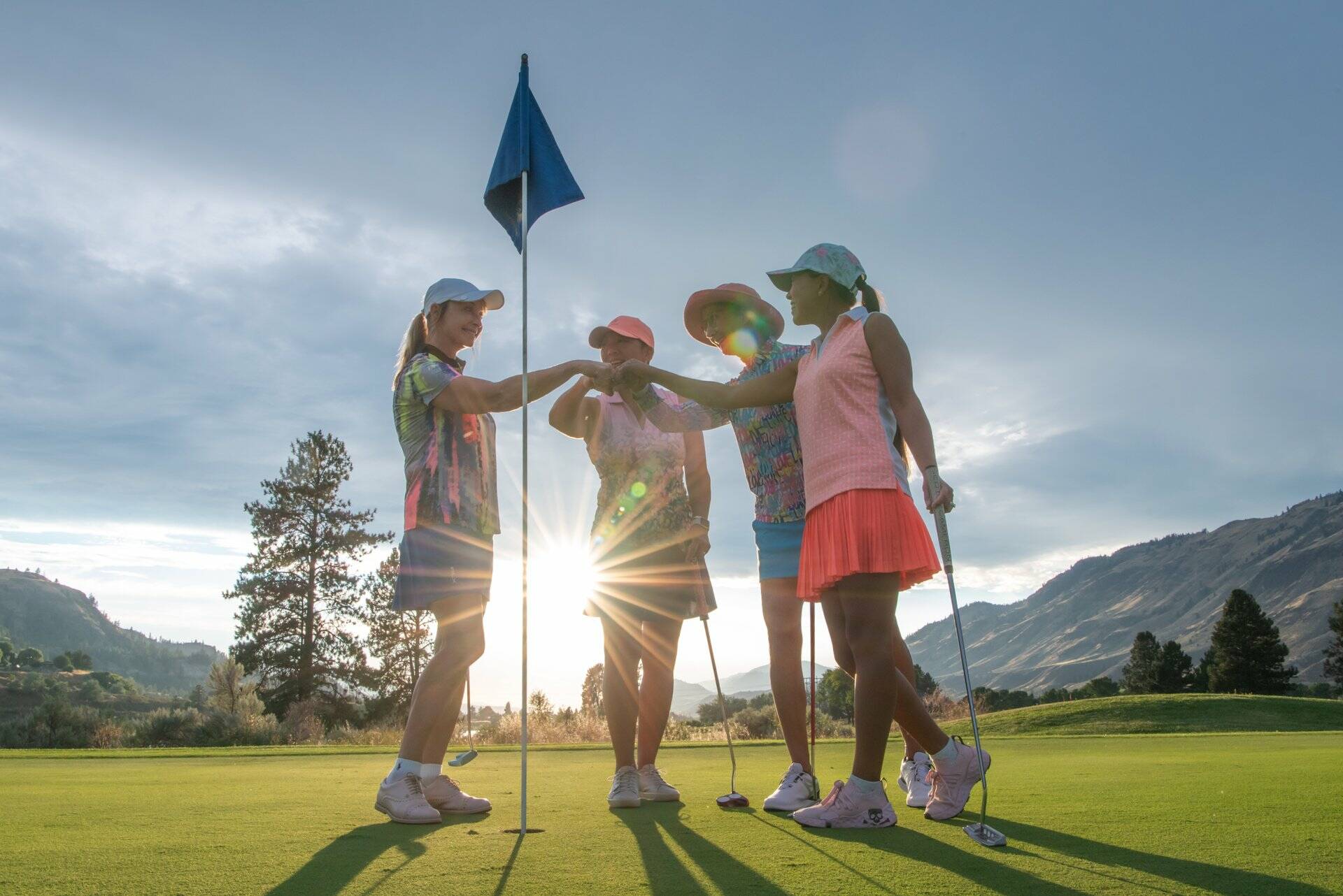 Rivershore Estate & Golf Links. With eight courses to choose from, Kamloops tees up plenty of fun for golfers of all levels. Golf Kamloops/Mary Putnam