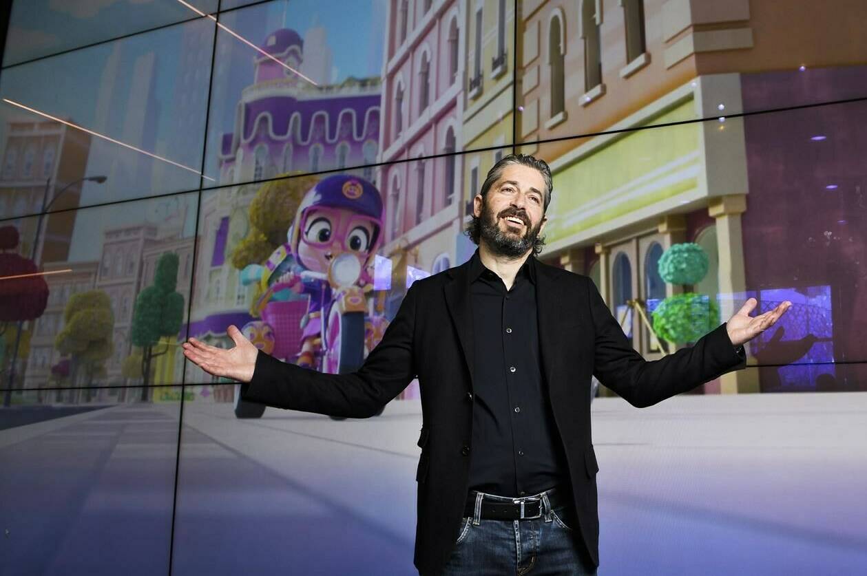 Ronnen Harary, co-founder and co-CEO of the Spin Master toy and entertainment company, poses for a photograph at their office in Toronto on Tuesday, January 29, 2019. Harary is among the names behind “Paw Patrol,” which won for best pre-school program at the Canadian Screen Awards. THE CANADIAN PRESS/Nathan Denette