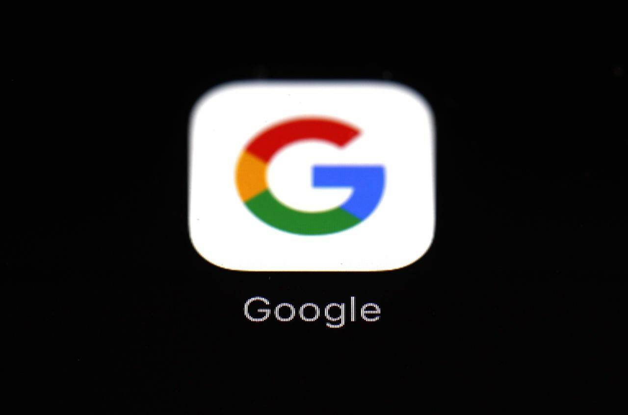 A Quebec Superior Court justice has ordered Google to pay $500,000 to a Montreal man after the company restored a link to a post falsely accusing him of being a pedophile. The Google app on an iPad in Baltimore is seen on March 19, 2018. THE CANADIAN PRESS/AP, Patrick Semansky