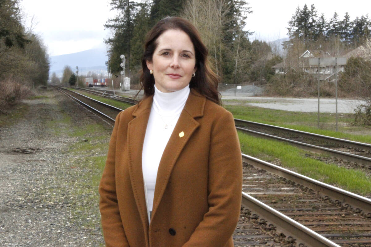 Mayor Nicole MacDonald and the rest of Pitt Meadows city council voted not to become a funding partner in the Harris Road underpass project during the April 18 council meeting. (Brandon Tucker/The News)