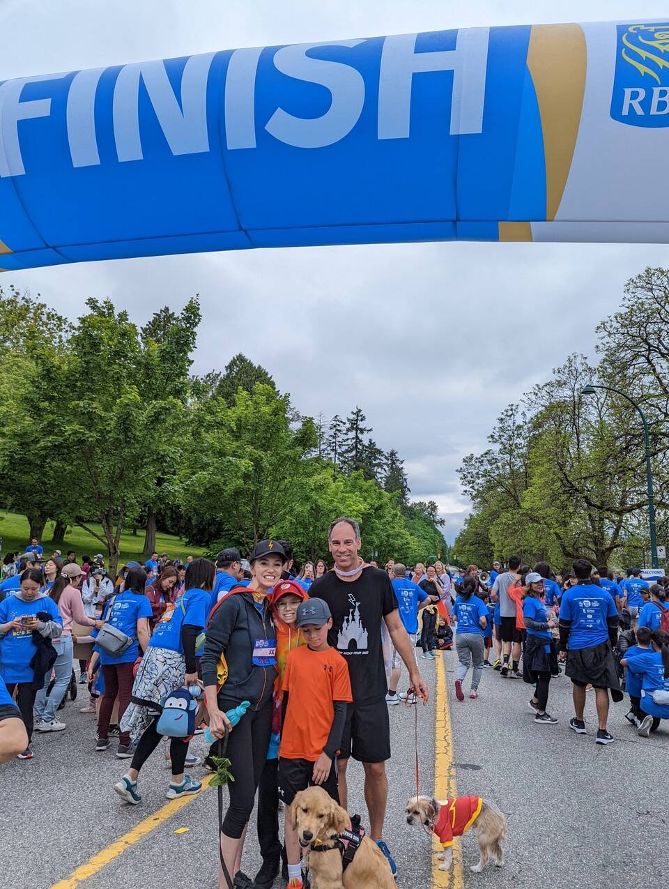 The Cannon family is taking part in the RBC Race for the Kids again this June after their eldest son's battle with cancer. As of September 2022, Nick is cancer free. (Submitted by Kelly Cannon)