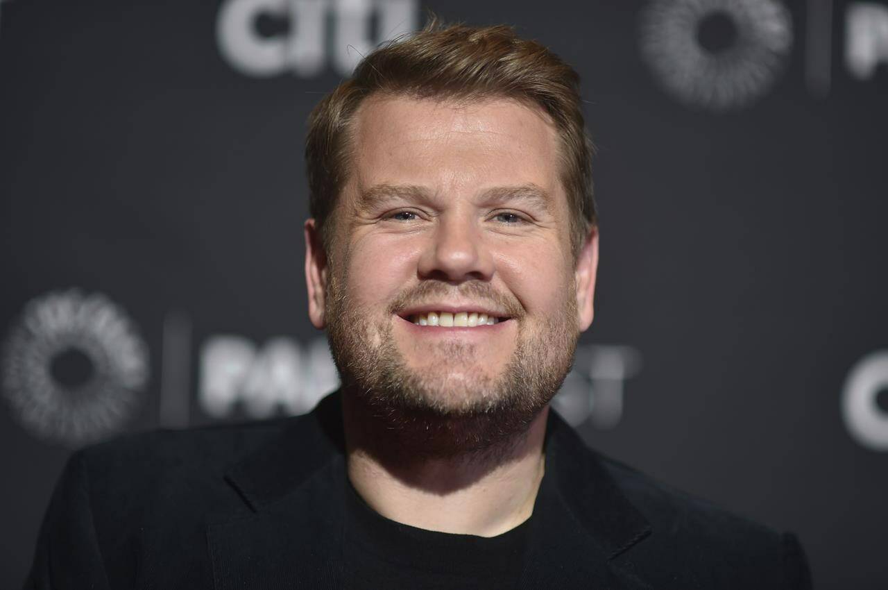 James Corden arrives at a screening of "The Late Late Show with James Corden," during PaleyFest, Sunday, April 2, 2023, at the Dolby Theatre in Los Angeles. (Photo by Richard Shotwell/Invision/AP)