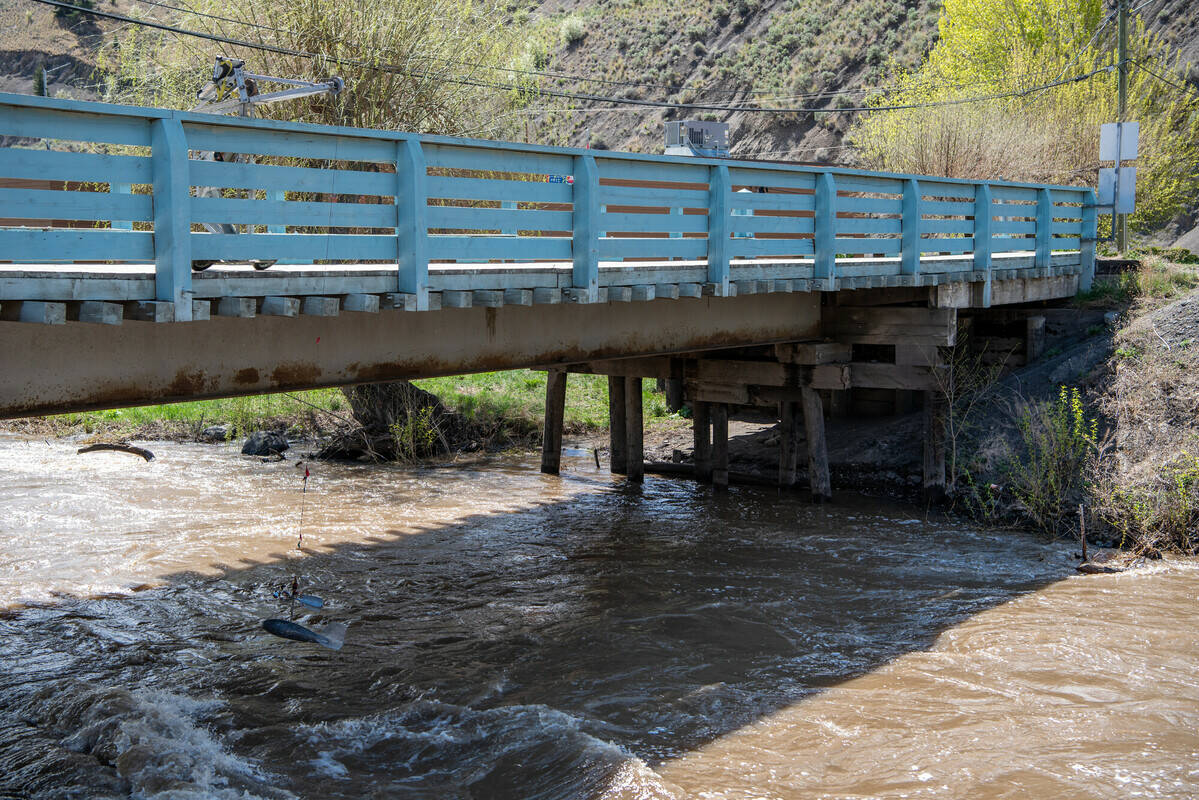 After a cool start to spring, creeks and rivers in the Thompson-Nicola region are rising due to the spring freshet and warm temperatures. (TNRD photo)