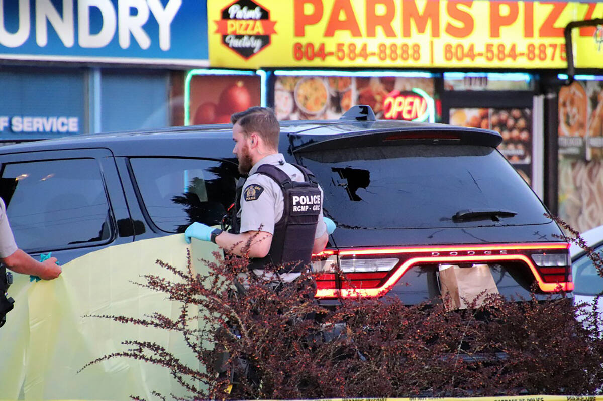 A shooting in Surrey has left one person dead from Tuesday, May 2 in the 14800 block of 108 Ave. (Shane MacKichan photo)