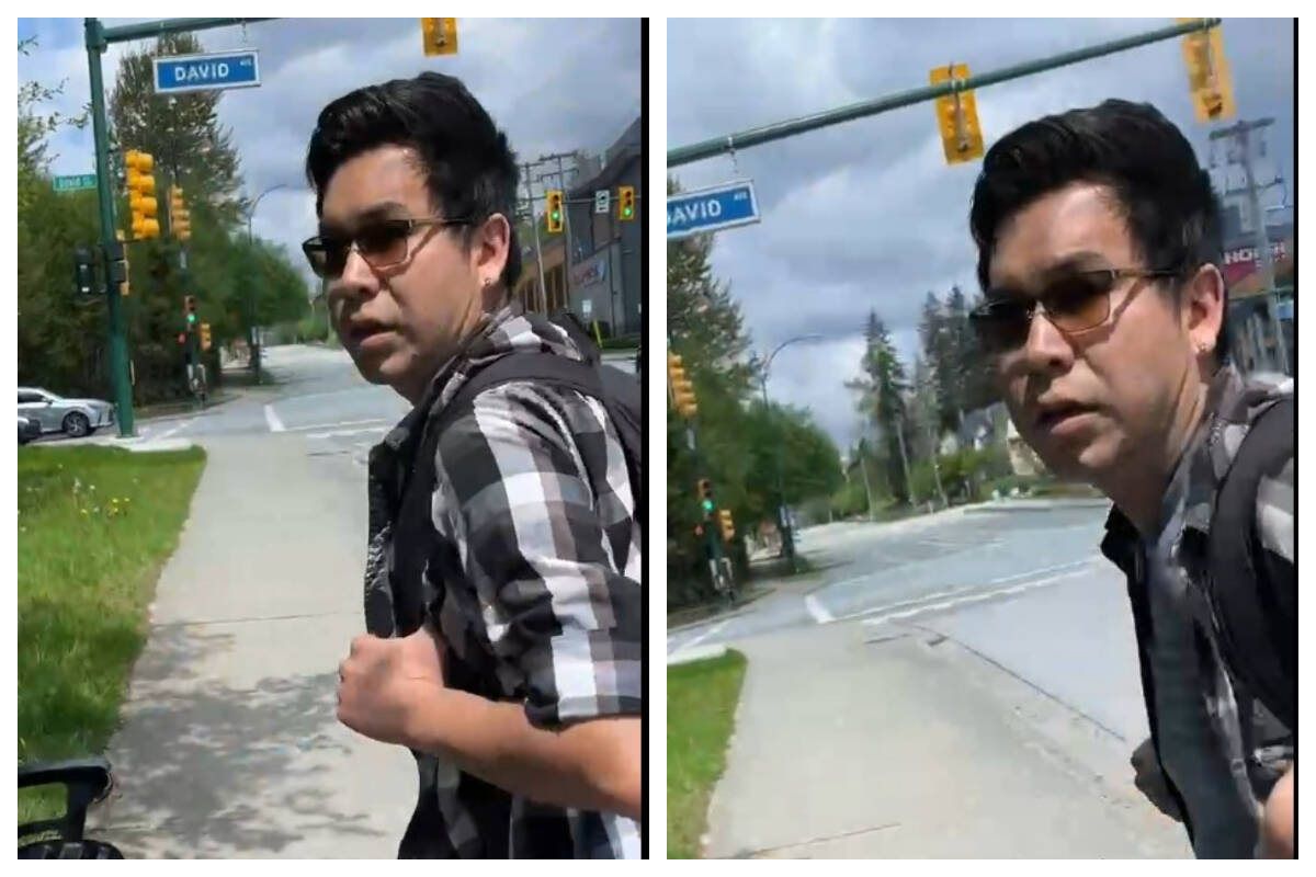 Coquitlam RCMP is asking for the public’s help to identify the suspect in two separate groping incidents on May 8, 2023. Women reported being approached by an unknown man and then inappropriately touched. (Coquitlam RCMP handouts)