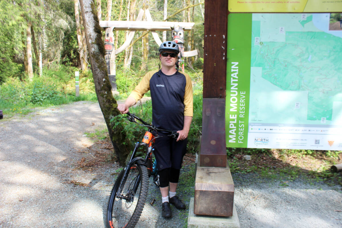 Six days of BC Bike Race adventures await Trevor Meyer after he won an entry into the event as part of a prize package for the video he created. (Photo by Don Bodger)