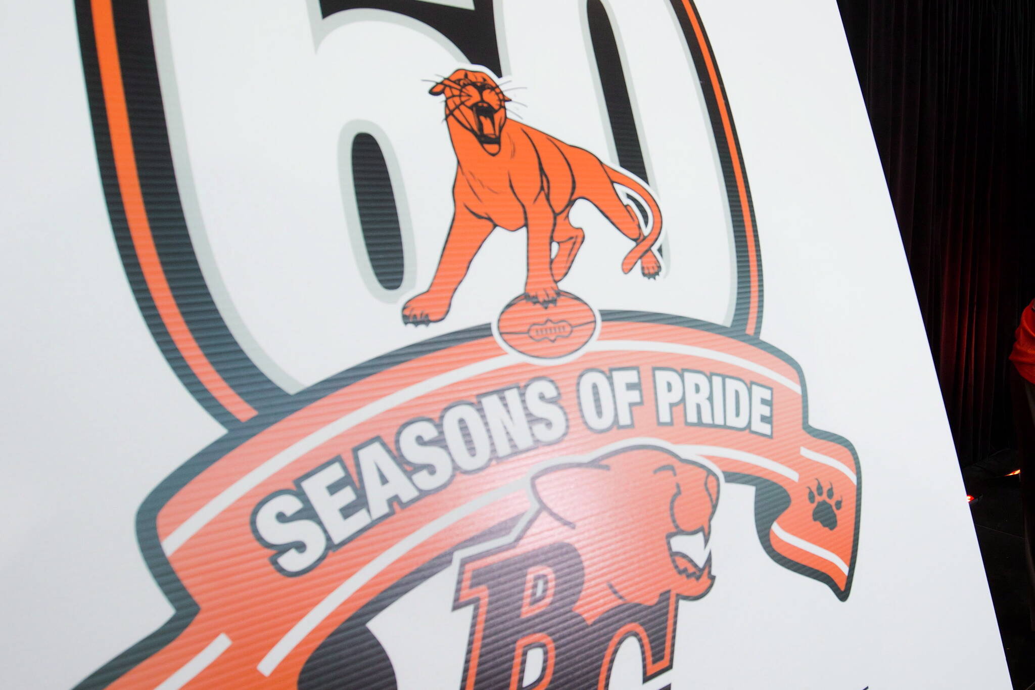 The B.C. Lions unveiled their 60th anniversary logo in Vancouver, on Thursday May 16, 2013. THE CANADIAN PRESS/Darryl Dyck